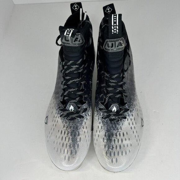 Under Armour Mens 3025082-001 Black Spotlight Lux MC 2.0 Size 12 Football Cleats